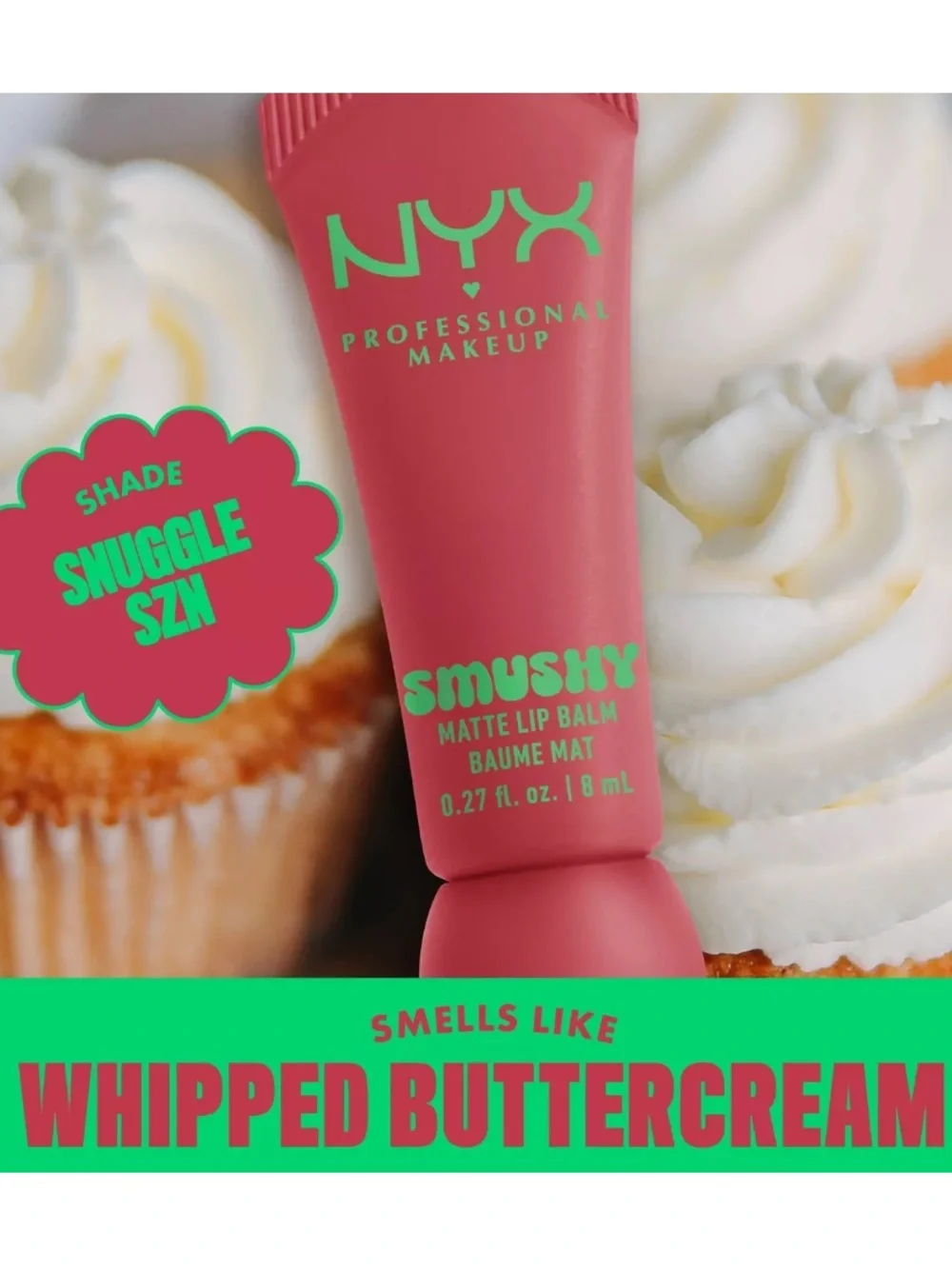 NYX Smushy Matte Lip Balm Trio in Silly Sippin’ & Snuggle SZN 8ml X 3 BRAND NEW